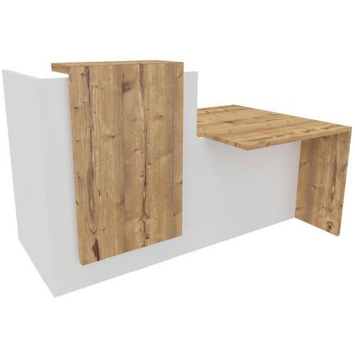 Banque accueil avec PMR - L180 cm Fifty Fifty - Buronomic