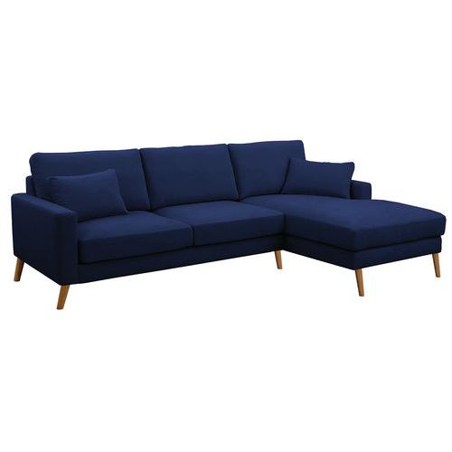 Canapé Stockolm polyester 2 places+méridienne MMP
