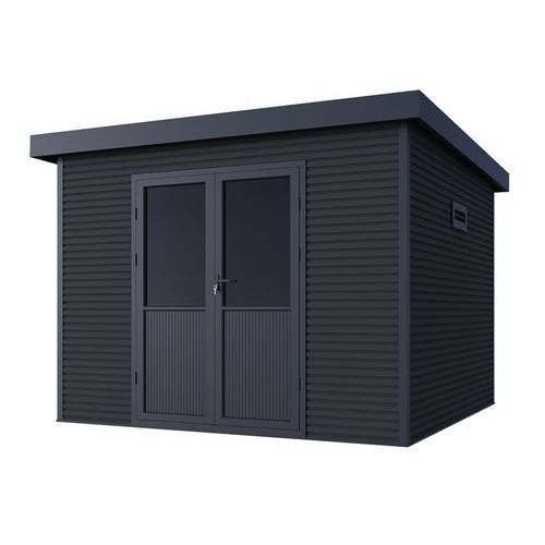 Abri de jardin ONYX composite - anthracite