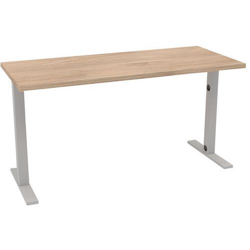 Bureau droit L.140xP.80cm Gamme Idea