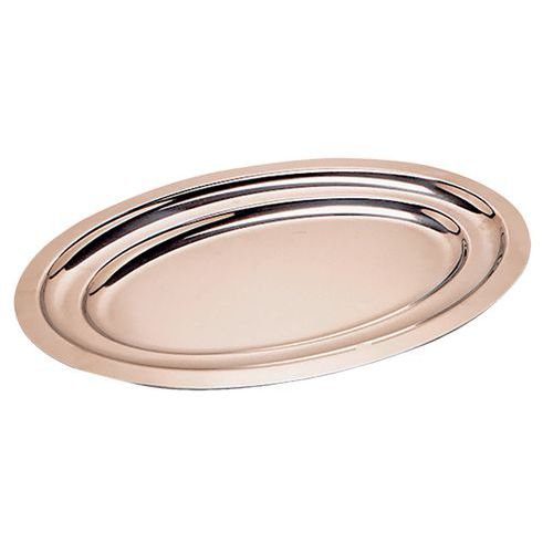 Plat ovale en inox-Uni-Lèger
