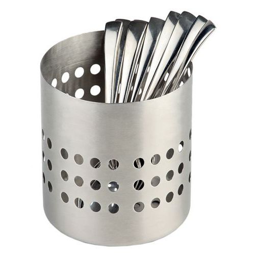 Pot à couverts inox