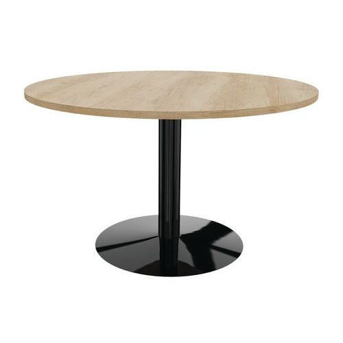 Table de réunion Astro ronde pied central Ø 120 cm Buronomic