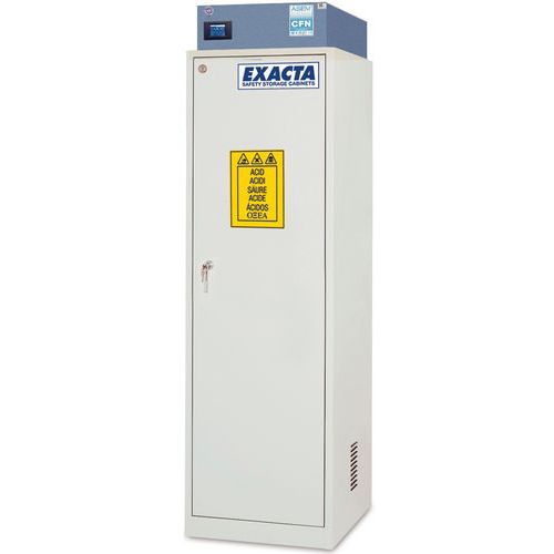 Armoire de sécurité à filtration intégrée - Porte pleine double paroi - Exacta