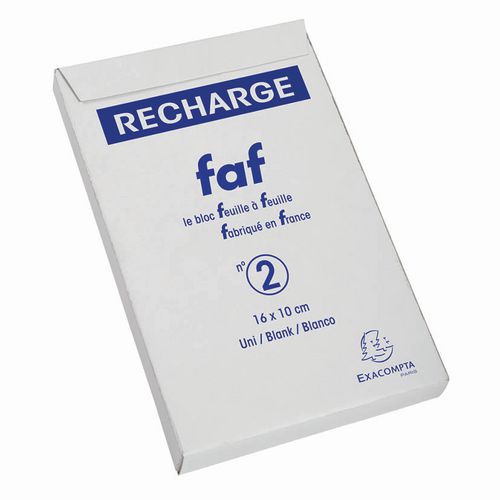 Recharge FAF Uni - Exacompta