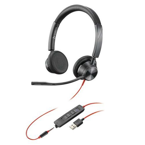 Micro-casque Blackwire 3320, USB-A - POLY Micro-casque Blackwire 3320, USB-A - POLY