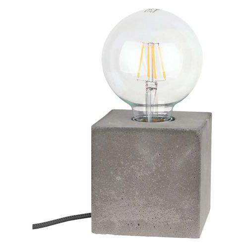 Lampe à poser en béton cubic Strong