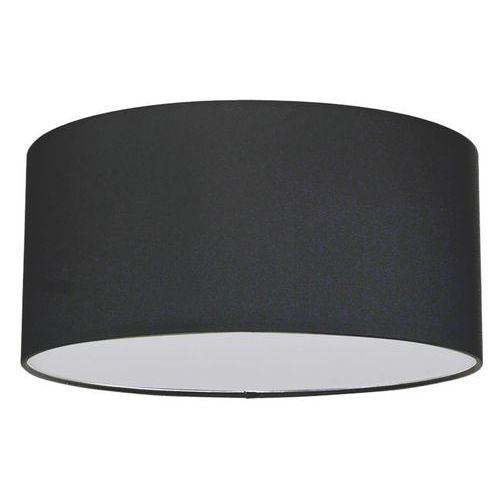 Plafonnier abat jour tissu anthracite-cylindre -led-Josefina