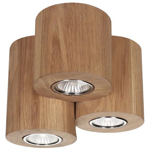 Plafonnier en chêne huilé- triple cylindre-Wooddream Plafonnier en chêne huilé- triple cylindre-Wooddream