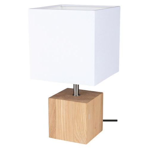Lampe à poser chêne huilé- cubic cable PVC-Trongo Lampe à poser chêne huilé- cubic cable PVC-Trongo