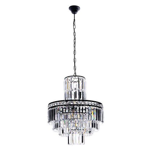 Suspension en métal chromé- luxe traditionnel-10 ampoules-Aurora Suspension en métal chromé- luxe traditionnel-10 ampoules-Aurora