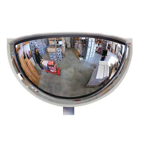 Miroir de surveillance panoramique 1/4 de sphère