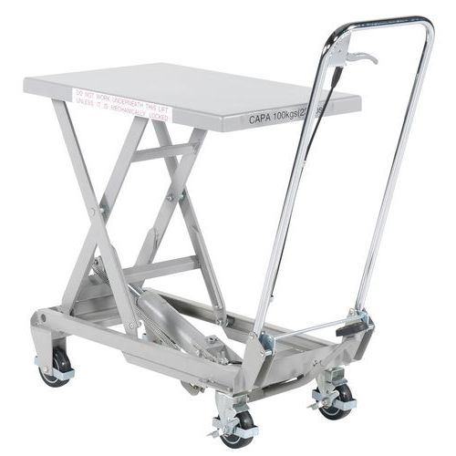 Table élévatrice aluminium simple ciseaux -  100 kg - FIMM