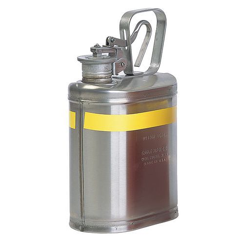 Bidon de laboratoire avec robinet ECO acier inox et joint en néoprène Bidon de laboratoire avec robinet ECO acier inox et joint en néoprène