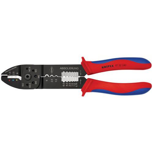 Pince à sertir avec manchons multi composants - Knipex