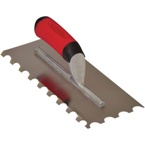 Platoir à colle dents à 45° inox - Taliaplast
