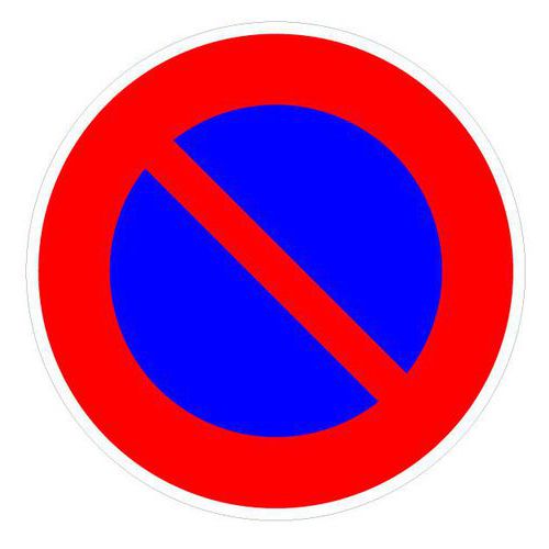 Panneau de signalisation B6A1 Stationnement interdit - Kelias