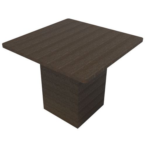 Table haute Espace plastique recyclé - Espace urbain Table haute Espace plastique recyclé - Espace urbain