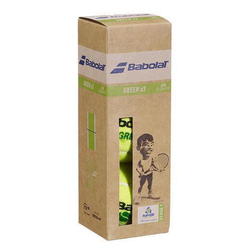 Balles de tennis - Babolat - green stage 1 Balles de tennis - Babolat - green stage 1