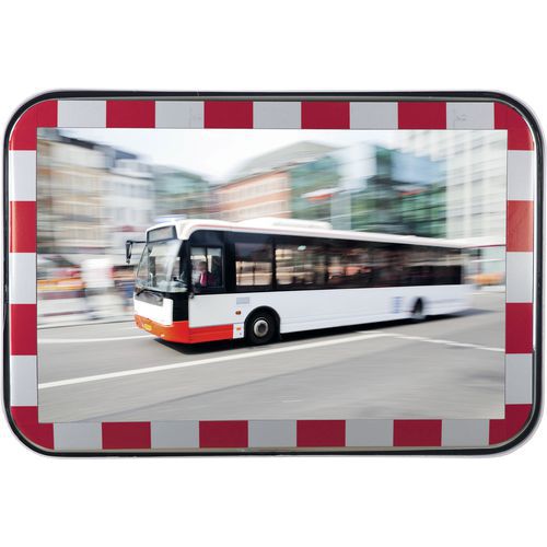 Miroir routier multi-usages UNI SIG - Avec bandes réfléchissantes - Dancop