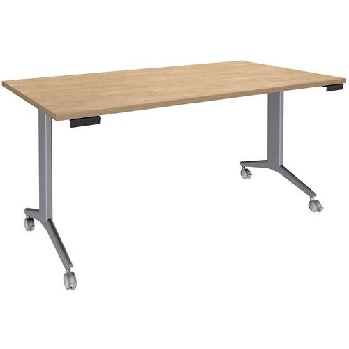 Table Idora140x80 cm pied alu