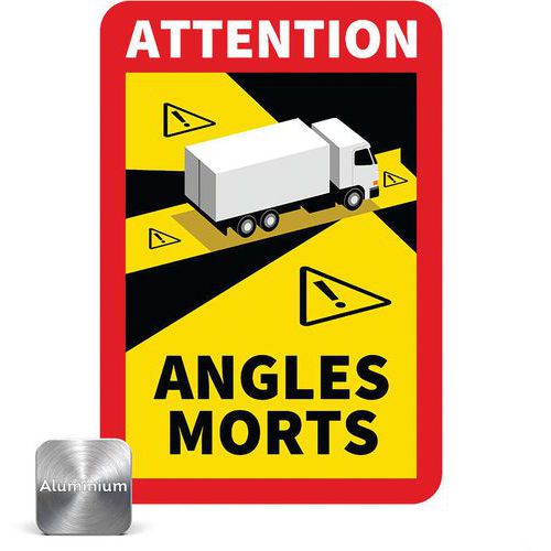 Panneau danger angles morts pour Camion - Novap