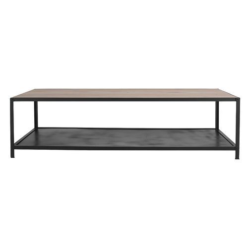Table basse double plateau