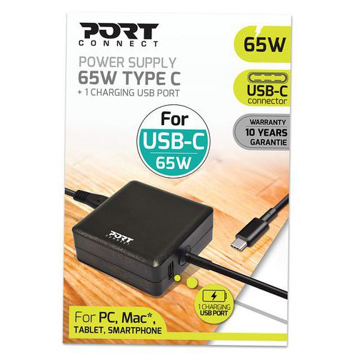 Alimentation chargeur de batterie Type C-Port Connect
