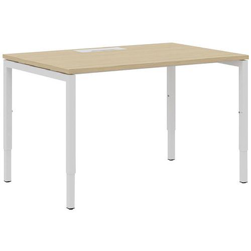 Bureau droit 120 cm pieds U ajustables Misao - Manutan Expert