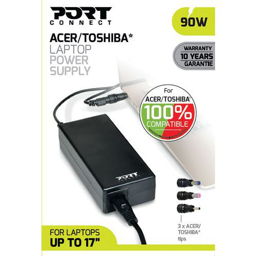Alimentation pour ordinateur Acer/Toshiba 90 W - Port Connect