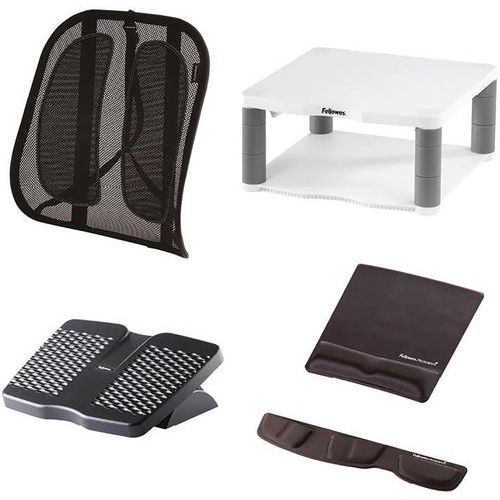 Pack ergonomique télétravail Sérénité + repose-poignets offert ! - Fellowes Pack ergonomique télétravail Sérénité + repose-poignets offert ! - Fellowes