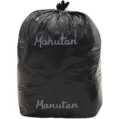 Sacs-poubelle noir - Déchet léger - 60 à 160 L - Manutan