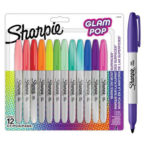 Marqueur permanent Glam Pop Sharpie Fine pointe fine 0,9mm - Sharpie
