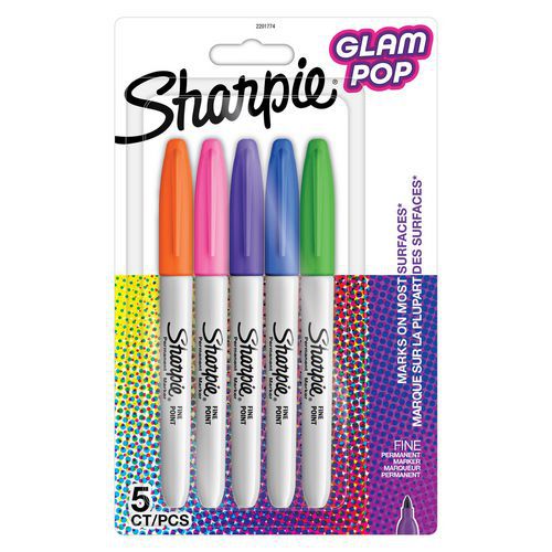 Marqueur permanent Glam Pop Sharpie Fine pointe fine 0,9mm - Sharpie