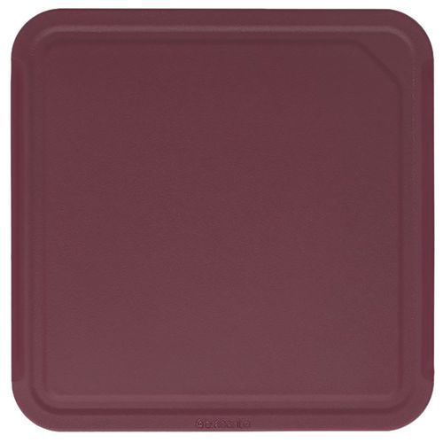 Planche à découper 25 x 25 cm Rouge Aubergine-Tasty+