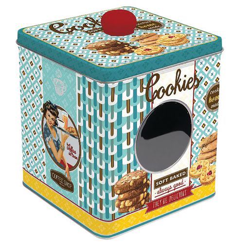 Boîte à cookies carrée - Tin Boxes - Easy Life