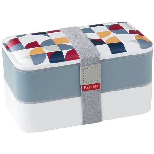 Boîte repas 2 compartiments Lunch Box Easylife Boîte repas 2 compartiments Lunch Box Easylife