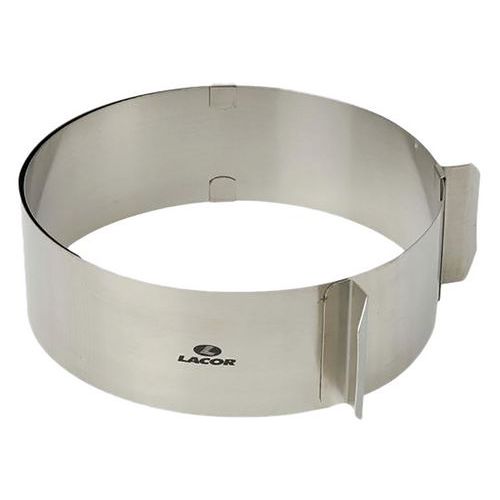 Cercle extensible de 16 à 30 cm Inox - Lacor Cercle extensible de 16 à 30 cm Inox - Lacor