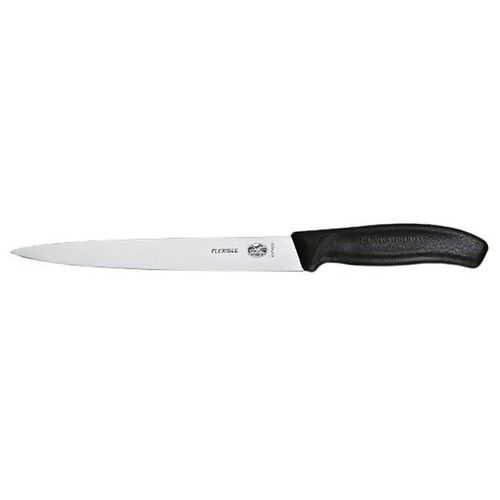 Couteau pour filet de sole noir 20 cm Lame flexible