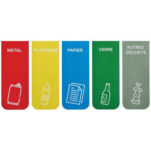 Planche Stickers Tri Languettes Collec