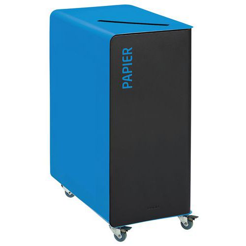 Borne de Tri 90L Cubatri mobile sans serrure Rossignol Pro