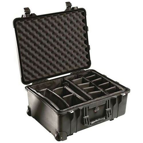 Valise de protection étanche noire Peli Case 1560