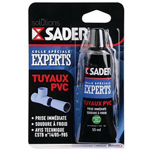 Colle spéciale tuyaux PVC - Sader
