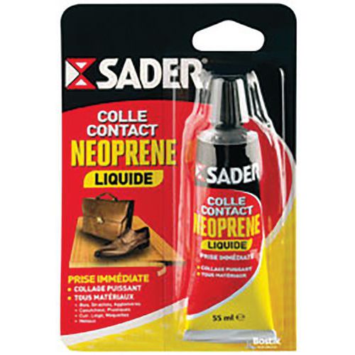 Colle contact néoprène liquide tube - Sader