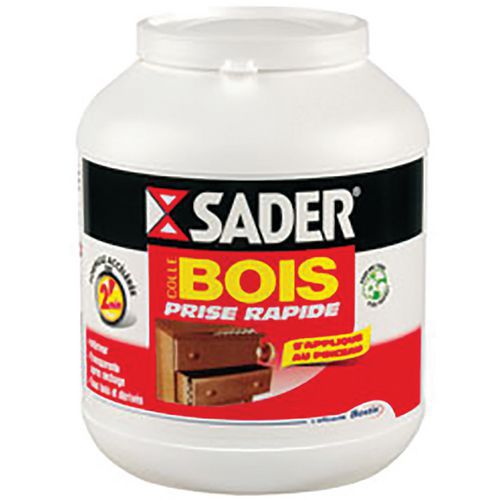 Colle à bois vinylique prise rapide - Sader