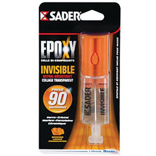 Colle époxy invisible - Sader Colle époxy invisible - Sader