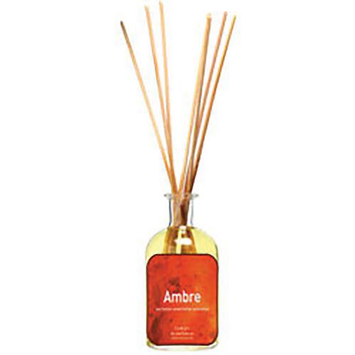 Flacon senteur ambre avec 7 bâtons en bambou - Lame du parfumeur
