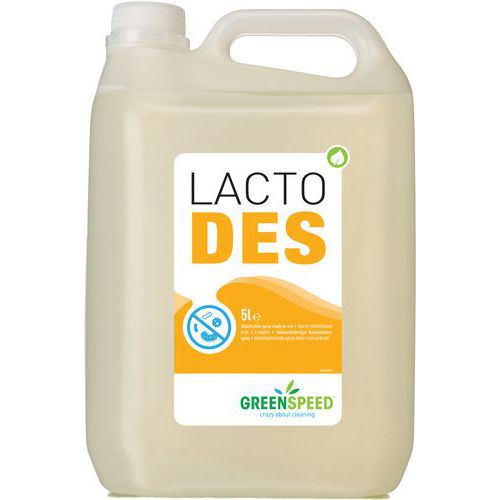 Lacto Des - Spray désinfectant à base d'acide lactique - Greenspeed