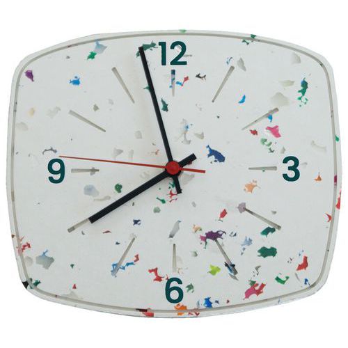 La Petite Horloge fond blanc confettis Lalala