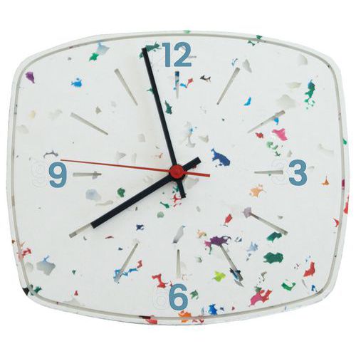 La Petite Horloge fond blanc confettis Lalala